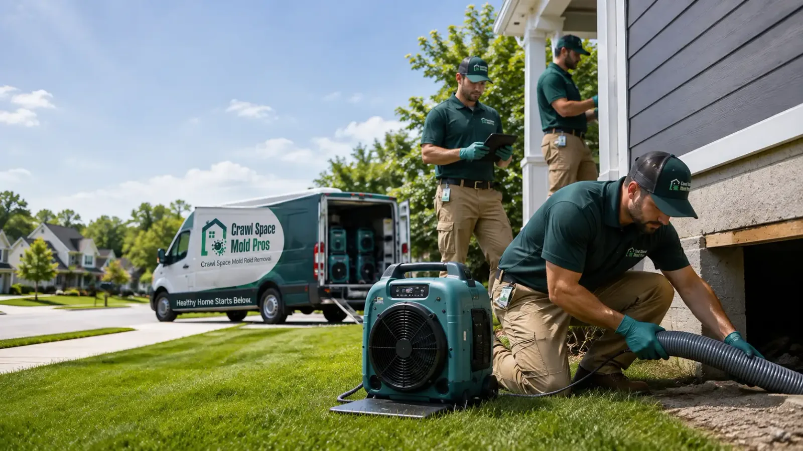 Crawl Space Mold Removal in Glenfield, NY